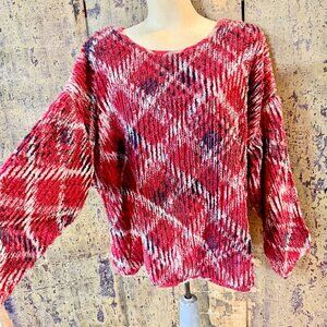 Vintage Chenille Plaid Top "Cindy's Cut-T's"